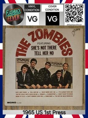 THE ZOMBIES•The Zombies•Jan 1965 US Mono•(#PA 61001)•Indianapolis 1st Pressing